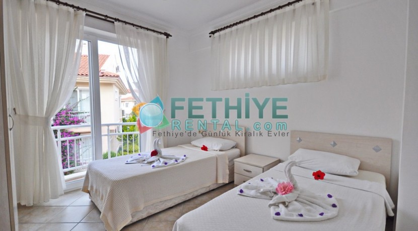 Havuzlu Kiralık Daire Fethiye 16