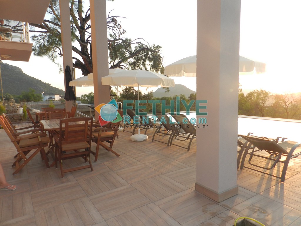 Kiralık Yazlık Mustakil Villa, Fethiye Ölüdeniz mevkiinde