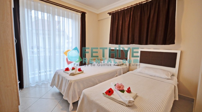 Haftalık Kiralık Ev Fethiye 2 Yatak Odalı Sun Set Beach Club