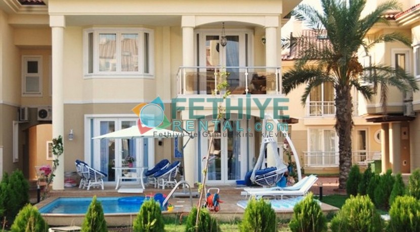 Haftalık Kiralık Ev Fethiye 2 Yatak Odalı Sun Set Beach Club